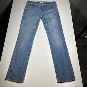 Hudson Jeans Women’s 27 Bootcut Flare USA Made Y2K Low Rise Denim Light Wash